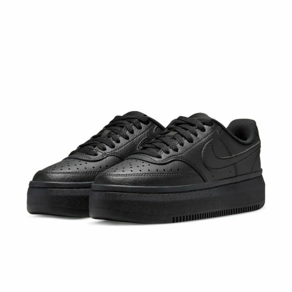 WOMEN'S NIKE COURT VISION ALTA CASUAL SHOES TRIPLE BLACK DM0113 001